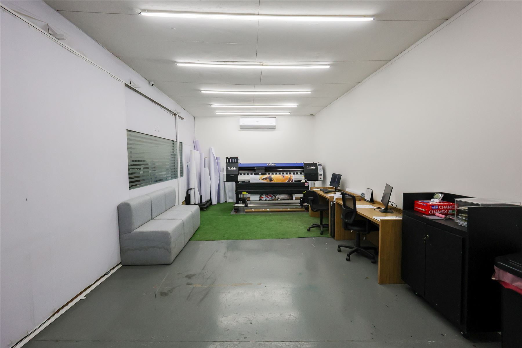 Espaço de atendimento e produção da CriArts